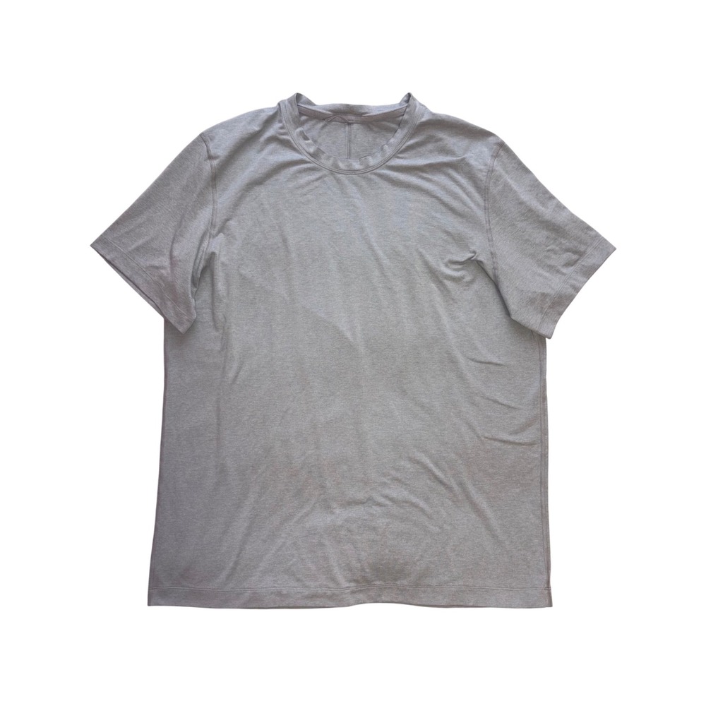 LULULEMON Soft Jersey T-Shirt Men XL Gray Activewear Performance Tee
